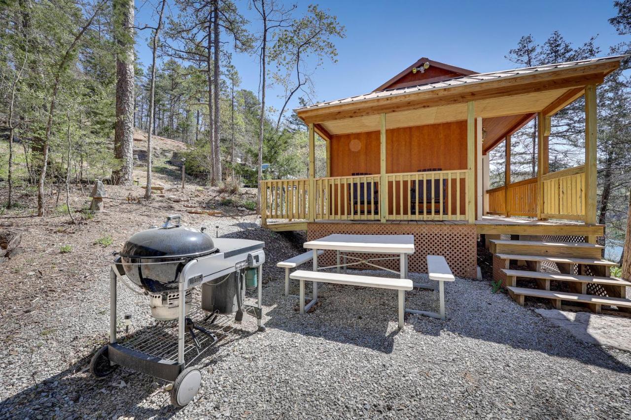 Cliffside Eureka Springs Cabin With Beaver Lake View Exterior photo